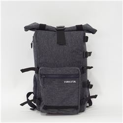 MOCHILA VINCITA BYRON NEGRA GRIS B164-BL